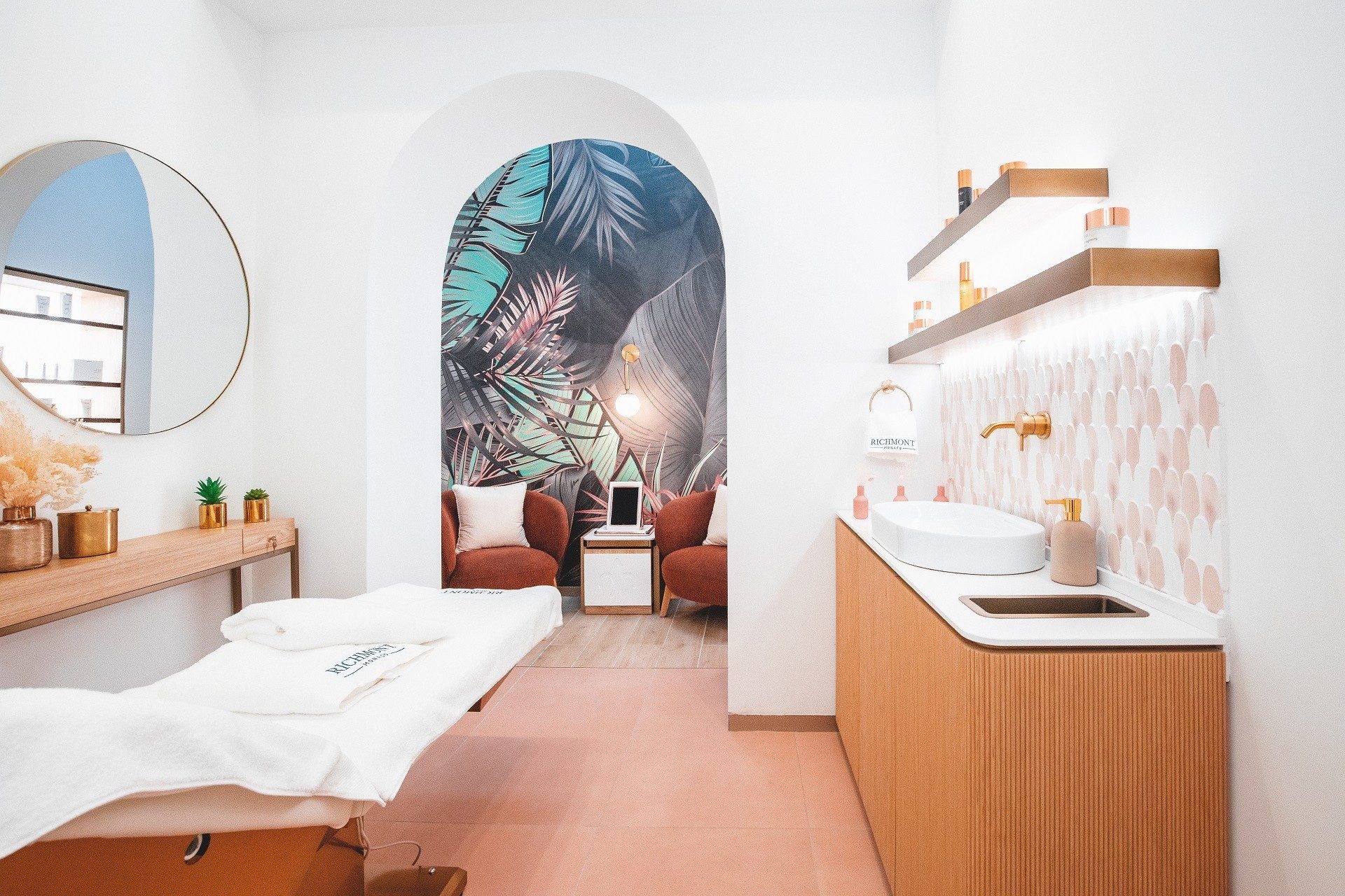 About us at Richmont Monaco, one of our treatment cabins